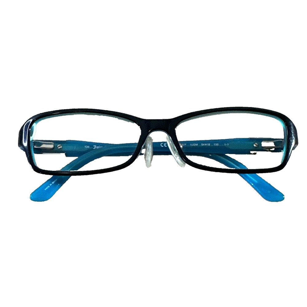 Juicy Couture WILSHIRE/F OJDM Black/Teal Flex Eyeglasses Frame 54-16-135-29 G19